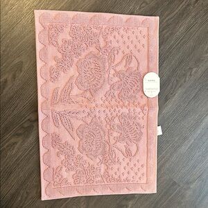 Threshold Blush Floral Bath Mat